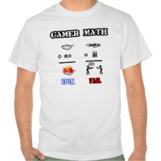 Gamer Math Shirts