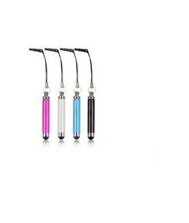 Ayangyang 4pcs New Fashion Telescopic Mini Colorful (Rose red,Silver,Blue,Black)Bullet Stylus Pen /Dust plug for Iphone 3g/3s/4g/4s/5g & Ipad Cell Phones & Accessories