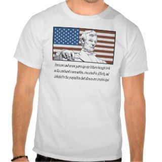 Abraham Lincoln Speech T shirts