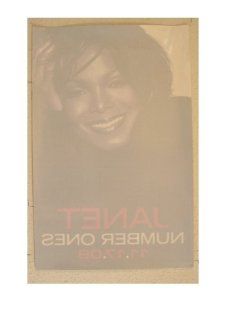 Janet Jackson Window Slick Cling Poster Number Ones  Prints  