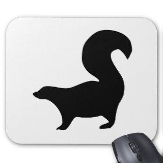Skunk Silhouette Mousepad