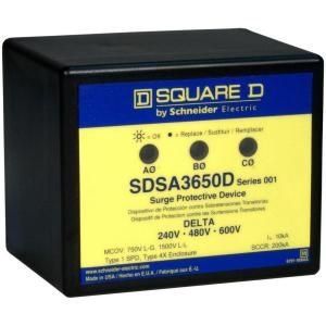 Square D by Schneider Electric Panel Mounted Delta Power Systems Surge Protective Device SDSA3650D