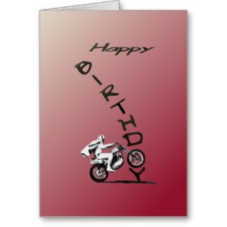 HAVE A EVEL BIRTHDAY. red. Greeting Card