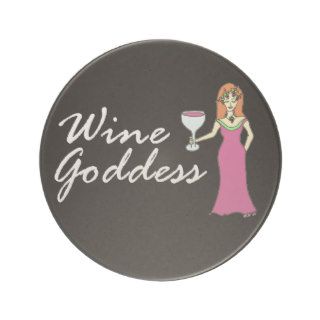 Wine Goddess Divinely Dark Beverage Coaster