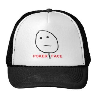 Poker Face Rage Face Meme Mesh Hat