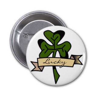 Clover Tattoo Pins