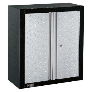 Stack On Cadet Garage Storage System   26 Inch 2 Door Wall Cabinet, Steel,