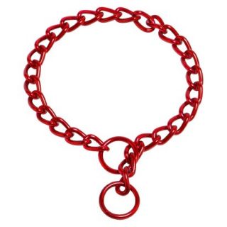 Platinum Pets Coated Chain Training Collar   Red (20 x 3mm)