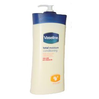 Vaseline Intensive Care Total Moisture Dry Skin Lotion with Vitamin E & A with pro vitamin B5 20.3 Ounce  Body Lotions  Beauty
