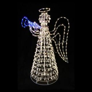 5 ft. x 2 in. 490 Light LED Twinkling Angel Sculpture 7407010.0