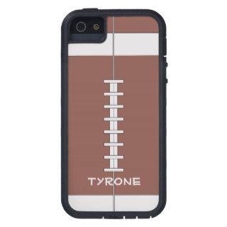Personalized Sports Pigskin Football Player Fan Ex iPhone 5 Case