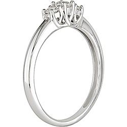 Miadora 14k Gold 1/4ct TDW 3 Stone Round Cut Diamond Ring (G H, I1 I2) Miadora Diamond Rings