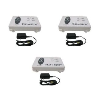 FLO n STOP 24/7 Water Sentinel Floor Sensor with 5 6 VDC Power Adapters (3 Pack) 22701