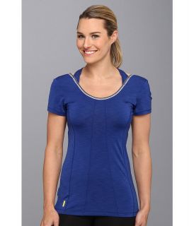 Lole Smash Top Womens Short Sleeve Pullover (Blue)