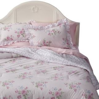 Simply Shabby Chic Misty Rose Comforter Set   Pink (King)