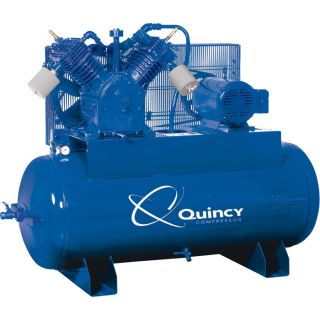 Quincy Air Master Air Compressor with MAX Package   15 HP, 230 Volt 3 Phase,
