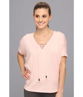 Lole Audrey 2 Top Womens Short Sleeve Pullover (Pink)