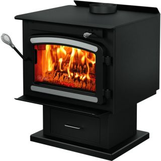 Drolet Classic Wood Stove with Blower   75,000 BTU, EPA Certified, Model DB03081