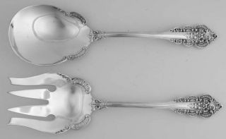 Frank Whiting Botticelli (Sterling, 1949) 2 Piece Salad Set, Solid Pieces   Ster