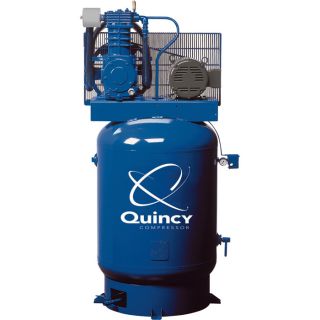 Quincy Reciprocating Air Compressor   10 HP, 460 Volt 3 Phase, Model
