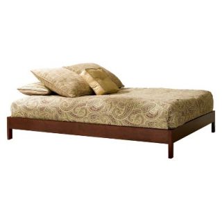 Twin Bed Fashion Bed Group Murray Platform Bed   Brown