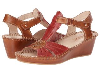 Pikolinos Margarita 943 7619 Womens Wedge Shoes (Red)
