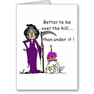 Grim Reaper Birthday Humor Greeting Card