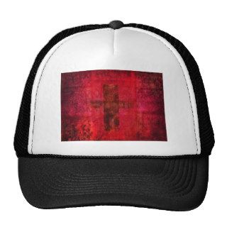 CROSS  Contemporary Christian art Trucker Hats