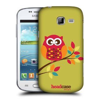 Head Case Designs Sitting On A Branch Little Owls Kawaii Hard Back Case Cover For Samsung Galaxy Trend II Duos S7572 Cell Phones & Accessories