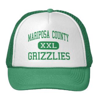 Mariposa County   Grizzlies   High   Mariposa Mesh Hats