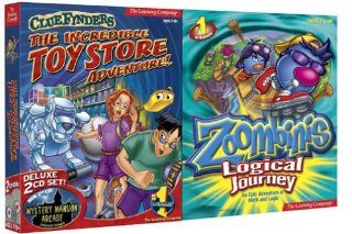 ClueFinders Toy Store and Zoombinis Logical Journey   PC/Mac Video Games