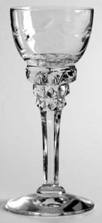 Tiffin Franciscan Mimi Cordial Glass   Stem #17501, Cut