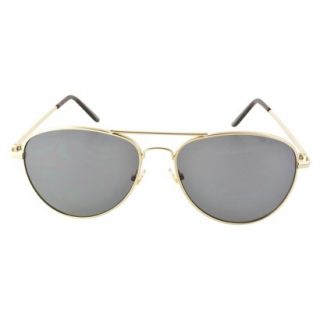 Womens Aviator Sunglasses   Gold/Black