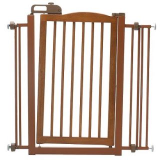 Richell One Touch Pet Gate  Brown