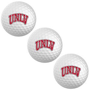 UNLV Runnin Rebels Team Golf 3pk Golf Ball Set