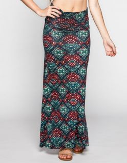 Medallion Print Maxi Skirt Multi In Sizes Large, X Large, Medium, Sma