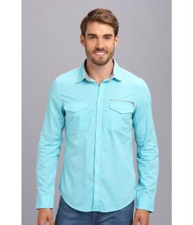 Calvin Klein Jeans L/S Skinny Stripe Mens Long Sleeve Button Up (Blue)