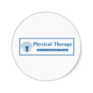 Professional Therapies Inc.  The Sign Round Sticker
