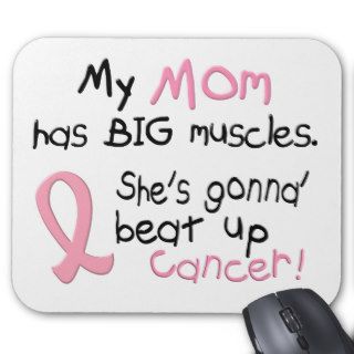 Breast Cancer BIG MUSCLES 1.2 Mom Mouse Pads