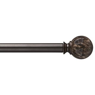 Threshold Marble Drapery Rod   Oil Rubbed Bronze (36 66)