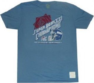 New York Giants Throwback Super Bowl 21 Champions Vintage Slim Fit T S  Sporting Goods  Sports & Outdoors