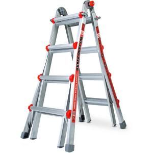Little Giant Ladder Super Duty 15 ft. Aluminum Multi Position Ladder with 375 lb. Load Capacity Type IAA Duty Rating 10402