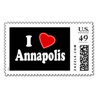 I Love Annapolis Postage Stamps
