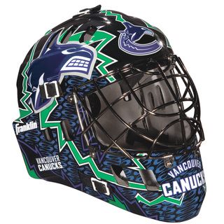 NHL Team SX Comp GFM 100 Vancouver Canucks Goalie Face Mask Franklin Sports Hockey