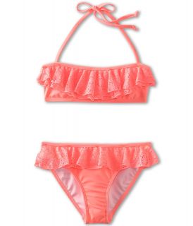 Seafolly Kids Roller Girl Mini Tube Bikini Girls Swimwear Sets (Red)