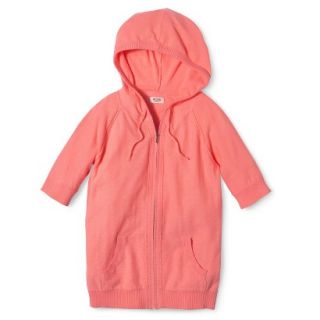 Mossimo Supply Co. Juniors Zip Hoodie Sweater   Moxie Peach XXL(19)