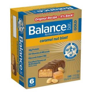Balance Bar Caramel Nut Blast Bars   6 Bars