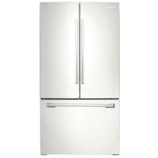 Samsung 25.5 cu. ft. French Door Refrigerator in White RF261BEAEWW