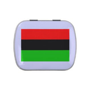 African American FLag Jelly Belly Tin