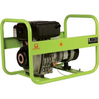 Pramac Portable Diesel Generator   3750 Surge Watts, 3000 Rated Watts, Model